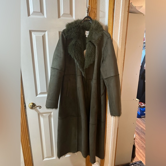 Gap × Cult Gaia Vegan Suede Wrap Coat - Picture 7 of 10